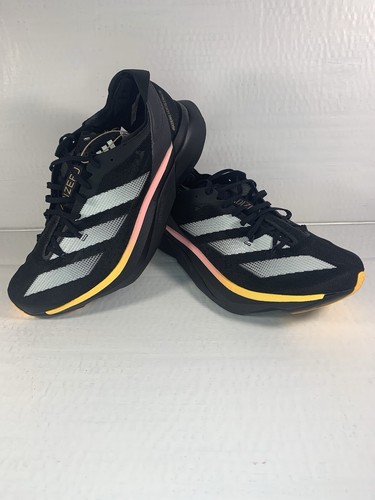 Size 11 - adidas Adizero Adios Pro 3 (Black/Yellow) Men's Running Shoes