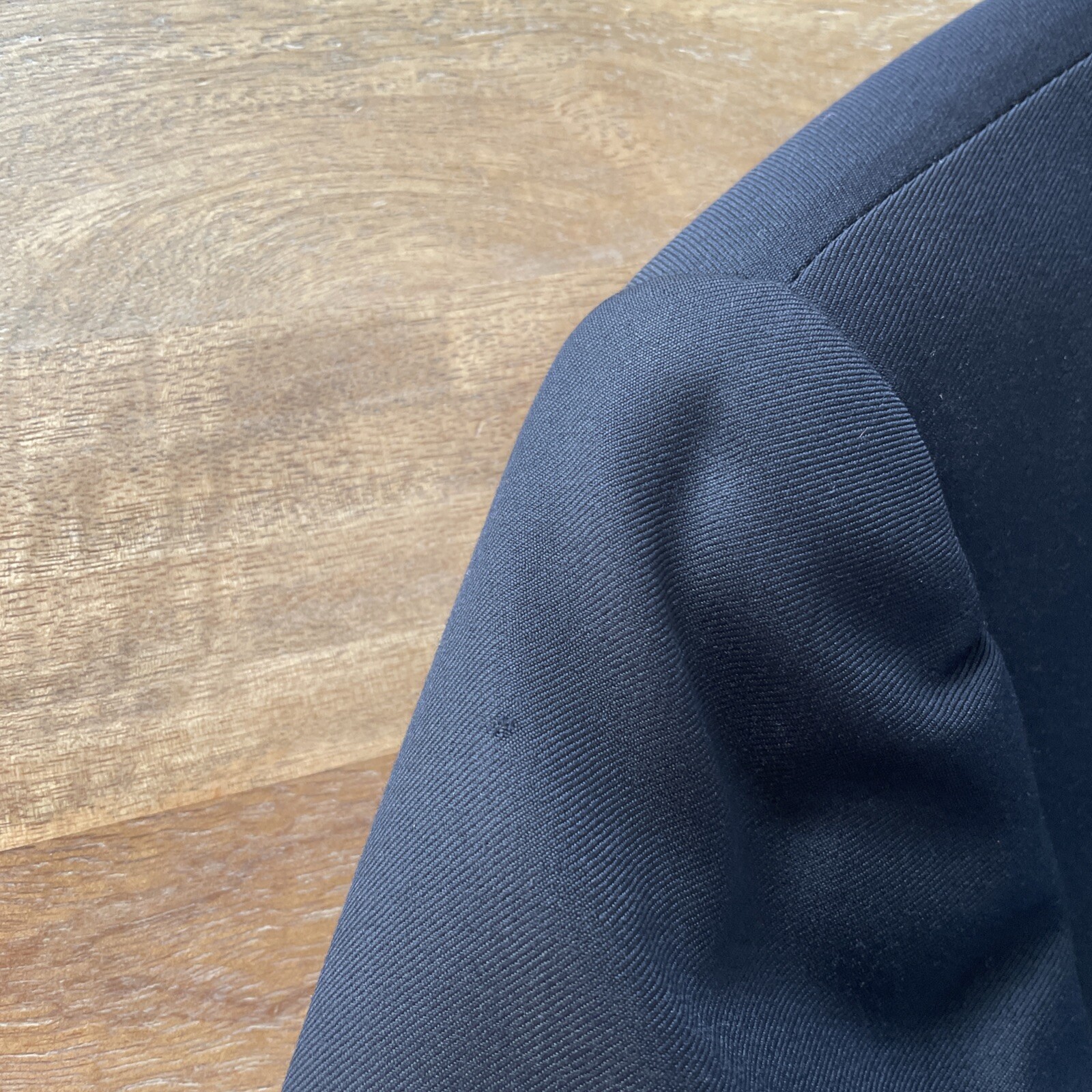 Hickey Freeman 100% Wool Solid Black Boardroom Sp… - image 8