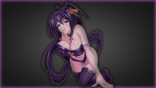 Anime high school dxd himejima akeno holding Playmat Game Mat Desk