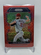 2022 Prizm Tier III Base Red Mojo #222 Zack Wheeler /149 - Philadelphia Phillies