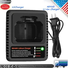 Replacement for Black Decker LBXR36 36V/40V Lithium Battery Charger LCS36 LCS40 