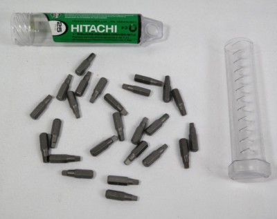 Hitachi Robertson #3 Bits, 25 Stück – Gehärtet, Langlebig, Für Schraubarbeiten In Werkstatt & Haushalt