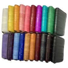 Genuine Eel Skin Coin Purse, Credit Card Zippered Wallet