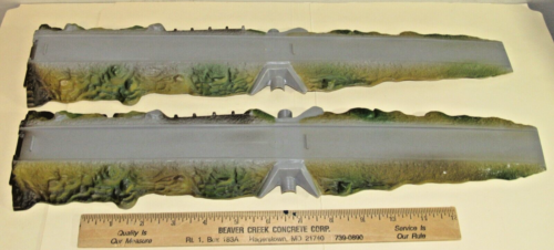 2 ho scale TRAIN TRACK RAMPS for Model Train Layouts & Displays - Picture 1 of 3
