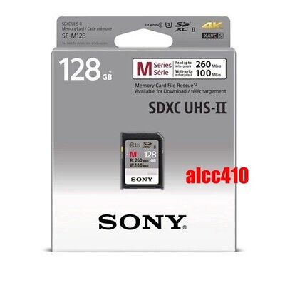 Sony 128GB SD SDXC Memory Card Read 260MB/s Class 10 U3 4K UHS-II SF-M128  AU | eBay