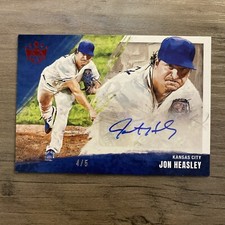 2022 Panini Diamond Kings DK Signatures Red 4/5 Jon Heasley Rookie Auto RC