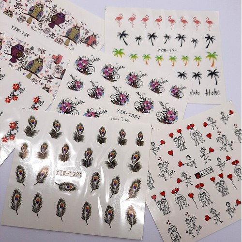 Nail Art Water Decals, Set of 6 Beautiful Designs, UK Seller, Free P&P - Picture 43 of 47