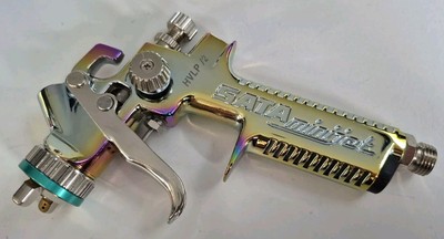 Sata Satajet Minijet 2 Spritzpistole 0,8 HVLP Mini Jet RAR Golden Rainbow Edition!