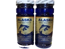 Alaska Deep Sea Fish Oil 1,000 mg Omega 3-6-9 100 Softgels  (2 Btl.)