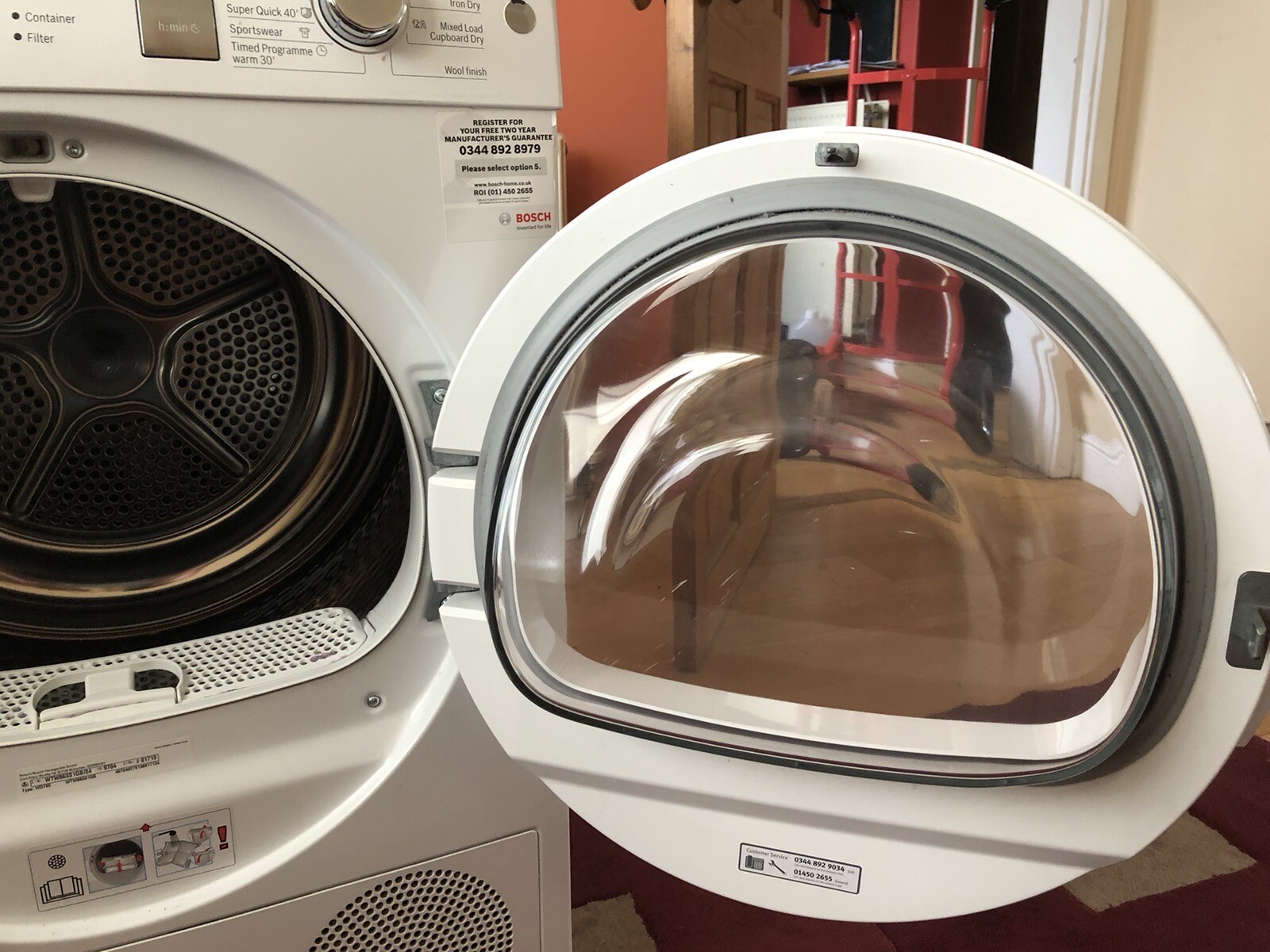 Bosch Self Cleaning Condenser Heat Pump Tumble Dryer eBay