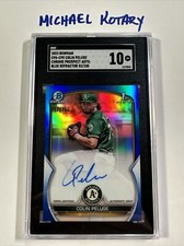 COLIN PELUSE 2023 BOWMAN CHROME AUTO /150 SGC 10 A’s 1st Cpa-cpe Athletics 