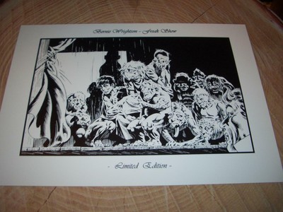 FREAK SHOW - Berni Bernie Wrightson - Limited Edition Artprint