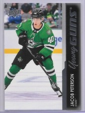 JACOB PETERSON 2021-22 UPPER DECK # 2 YG'S SP RC/SWEDEN/SHL
