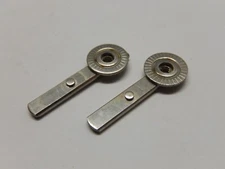 VINTAGE TRICO 3/16" NARROW BAYONET STRAIGHT WIPER ARM END PAIR ADAPTER CONNECTOR