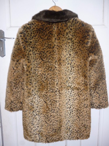 RIVER ISLAND UK SIZE 12 FAUX FUR 