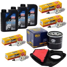 Set Wartung für Honda VT 600 Shadow 1998-00 Öl 4L Luftfilter Ölfilter Zündkerzen
