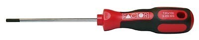 Factor TORX-Schraubendreher mit 2-Komponentengriff TX 9 x 60 mm - 36622