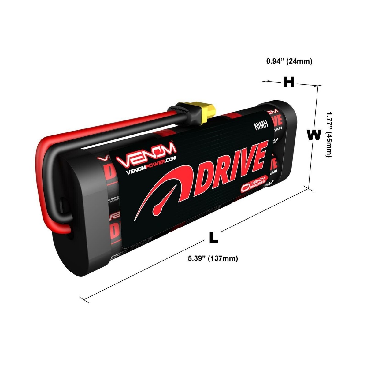 Venom 7.2v 5000mAh RC Car Battery NiMH and Charger for FTX HSP HPI