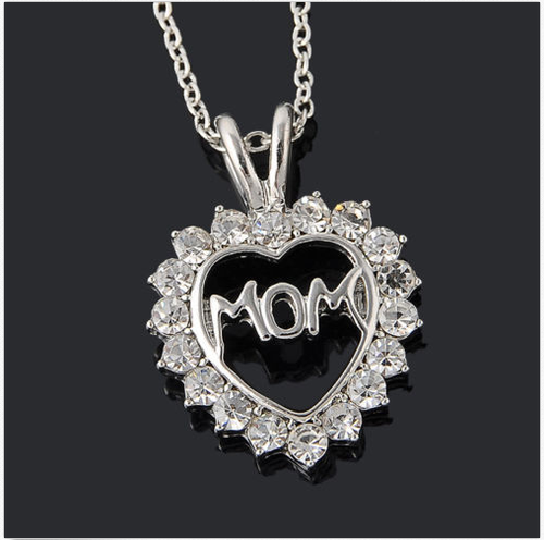 New Heart Family Mom Daughter BFF Fashion Pendant Necklace Women Girls Jewelry - Picture 46 of 57
