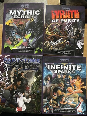 Part-Time Gods Third Eye Games Books Bundle Infinite Spark Wrath Mythic Echoes