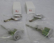 2 Keyed A Like Rim Cylinder Lock Overhead Garage Door Home Office Barn #3300