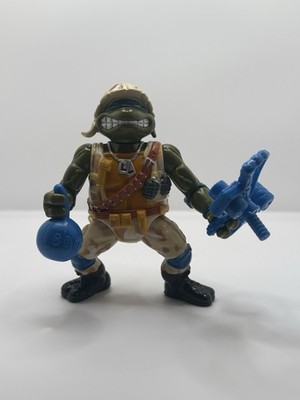 Teenage Mutant Ninja Turtles Military Lieutenant Leo 1991 Playmates