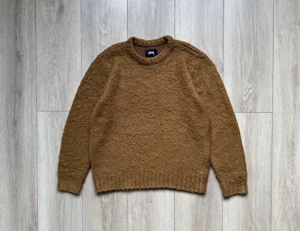 Women Stüssy Sweater Brown 36 / S / 44