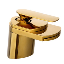 Toad All Brass Golden/Chrome Finished/Nickle Brushed Taps Deck Mounted Basin Wat