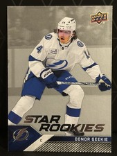 #19 Conor Geekie 2024-25 NHL Star Rookies RC Tampa Bay Lightning
