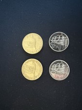 New Zealand 50 Cent & 1 Dollar Coin Lot Circulated NZ Mixed Coins