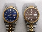 Not Working Vintage Seiko 5 Automatic Two-tone Watches