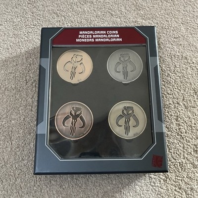 Disney Parks Star Wars Galaxy Mandalorian Coins Currency Set Cosplay Münzen Neu