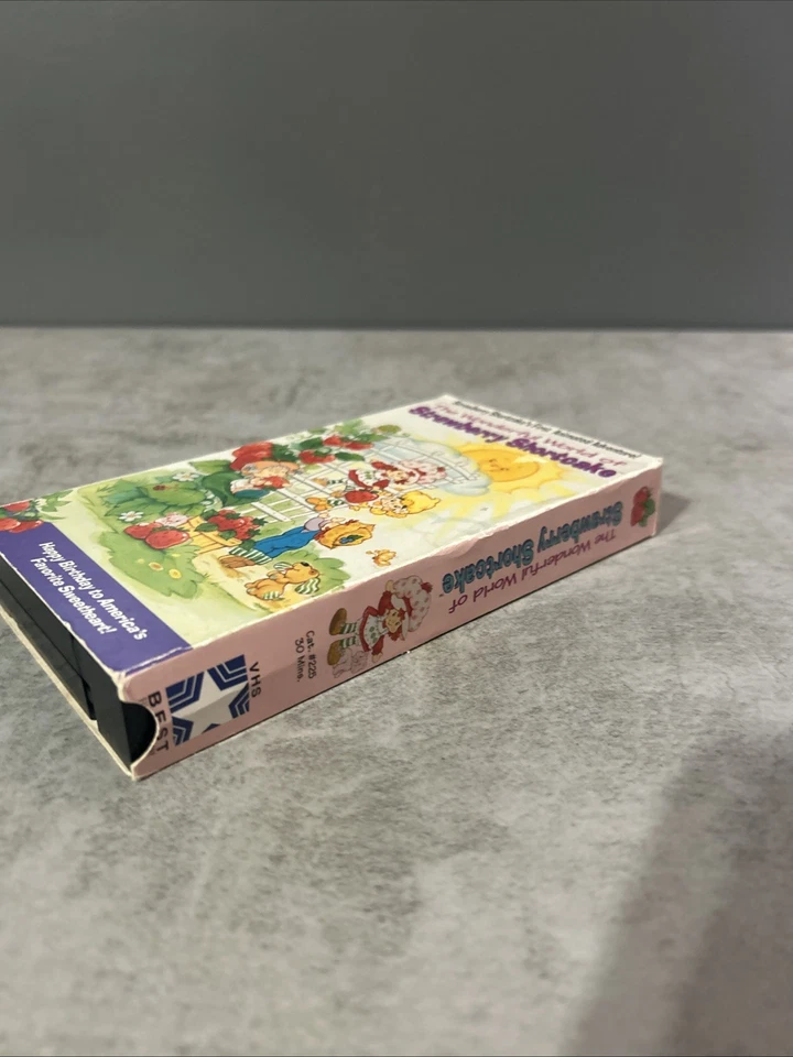 Vintage VHS The Wonderful World of Strawberry Shortcake - Tested Very Rare - Image 4 of 4