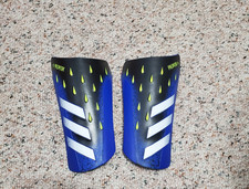 Adidas Predator SG League GK3540 Soccer Shin Guards Adult Black/Blue Size L