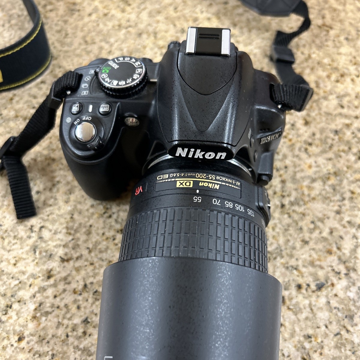 Nikon D3100 14.2MP DSLR Camera w/ AF-S Nikkor DX 55-200mm VR Lens