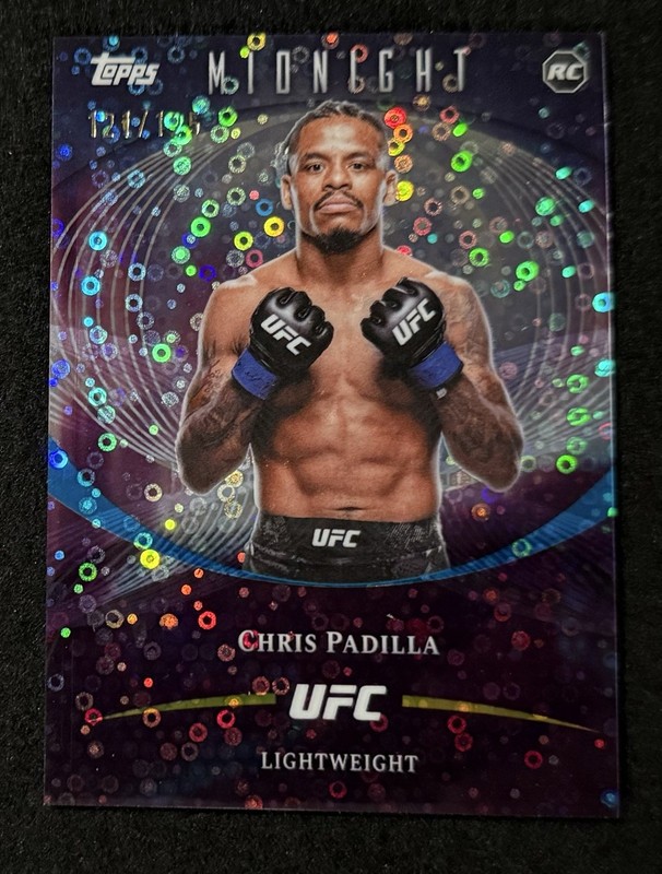 Chris Padilla Morning /125 Rookie Card 🔥 2026 Topps Midnight UFC #56 RC