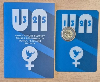 Malta 2 Euro UNO Resolution 2022 Coincard Blister Frieden und Sicherheit BU