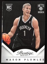 2013-14 Panini Prestige Mason Plumlee #182 Rookie Brooklyn Nets