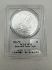 2025 W Silver American Eagle $1 Burnished PCGS SP70 Ultra Label -DG88