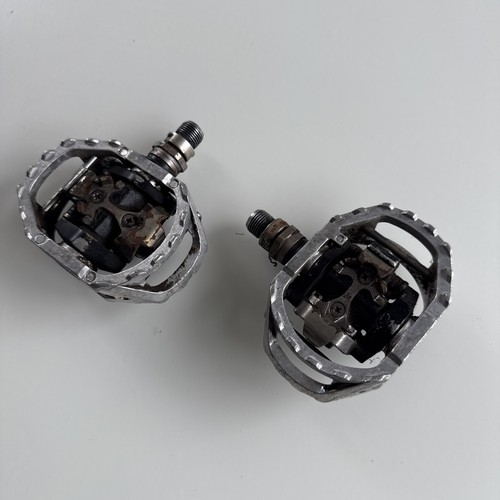 Shimano PD-M545 SPD Double Sided Cycle Pedals Silver Clipless BMX Race