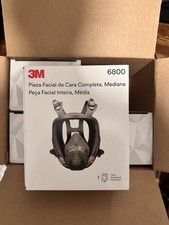 6800 Full Face Respirator Gas Mask Medium With Set Of Cartridges