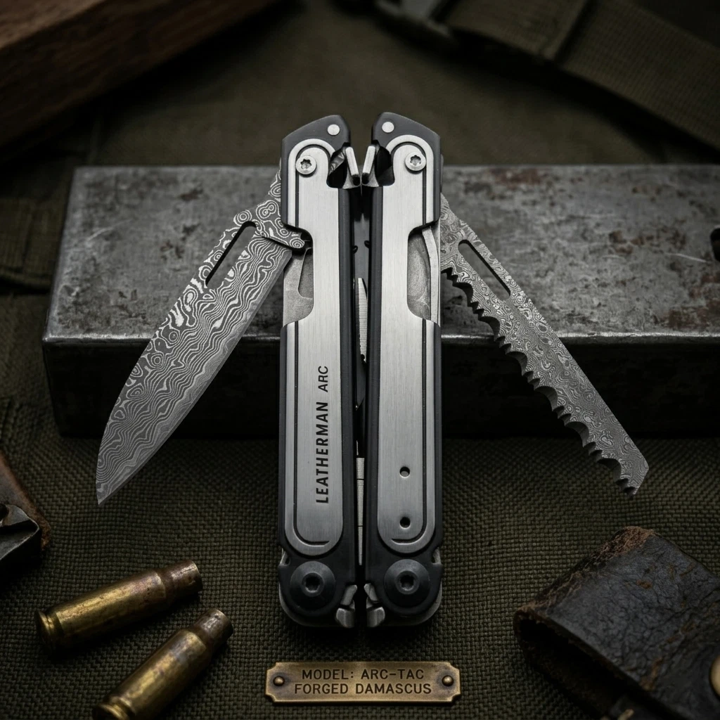 VG10 Damascus Blades Jaws for Leatherman Multitool Replacement Parts