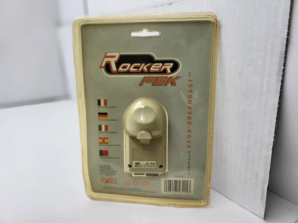 NEW NAKI Gray Vibration Jump Rumble Tremor Rocker pack for Sega Dreamcast #A1 - Image 2 of 4
