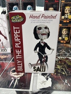 SAW Head Knocker Bobble-Head Billy The Puppet Riding Tricycle NECA Hand Painted
