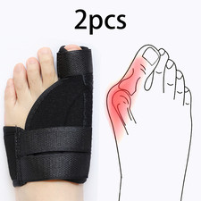 Cotton Bunion Corrector for Hallux Valgus with Rubber Plate - Effective Toe Stra