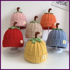 Winter Baby Knitted Hat Cute Pumpkin Toddler Beanies 6-36 Months Boy Girl Thick
