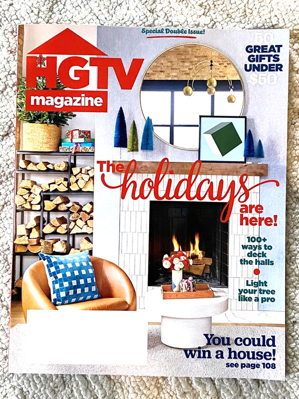 HGTV Magazine November December 2022 issue 50 Great Gifts under $50