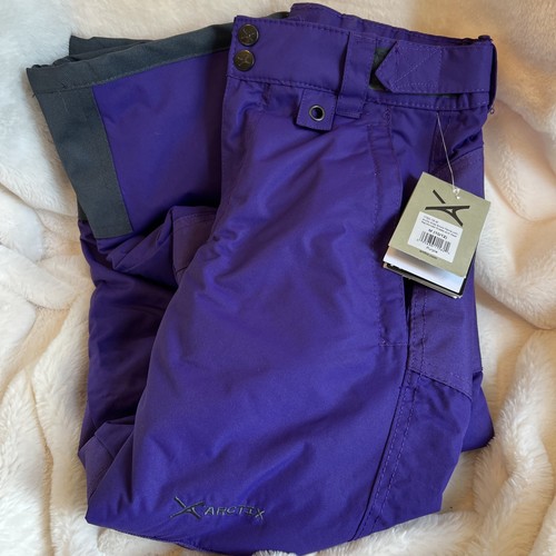 Arctix Girl's Reinfoced Size Medium Snow Pants Purple (NEW) Sz 10/12