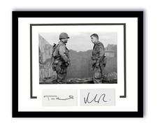 Saving Private Ryan Autographed Signed Framed Photo Tom Hanks Matt Damon ACOA