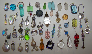 Jewelry Parts Lot Craft JewelryMaking Art All Crystal Glass AB Pearls SeaGlass
